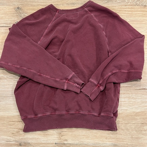 THE GREAT. Maroon Lounge Set - Picture 4 of 6